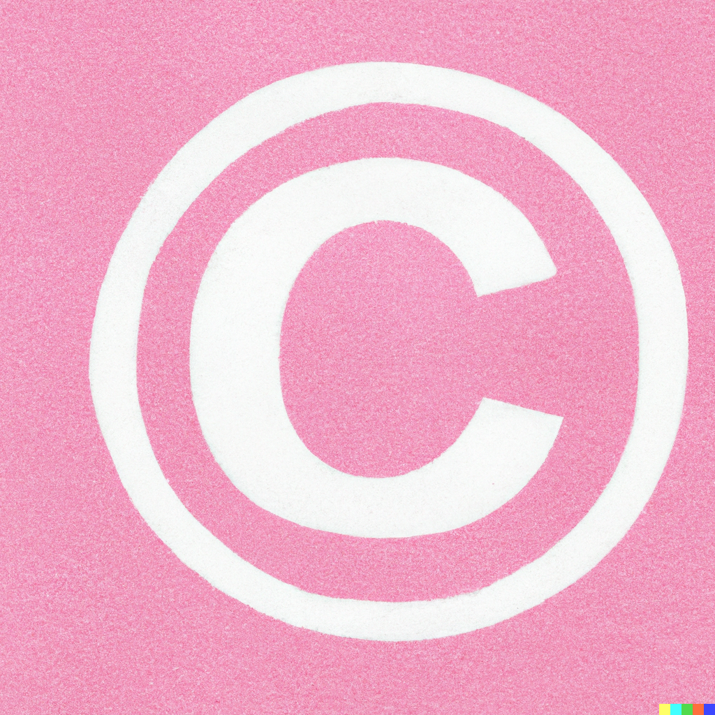 Copyright Free Music vs. Royalty Free Music: What's the Difference? - AI-generated copyright sign.
